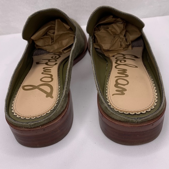 Sam Edelman Lewellyn Mule Slip On Shoes Moss Green - Picture 3 of 8